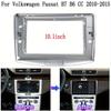 For Volkswagen Passat B6 B7 CC 2010-2015 10inch Car Radio Fascia Frame Kit Center Console Holder ABS Dashboard Panel Kit