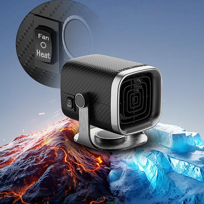 

12V 24V 150W Car Heater Fan Portable Fast Heating Car Heater Windshield Automatic Defogger Defroster Fan 12V