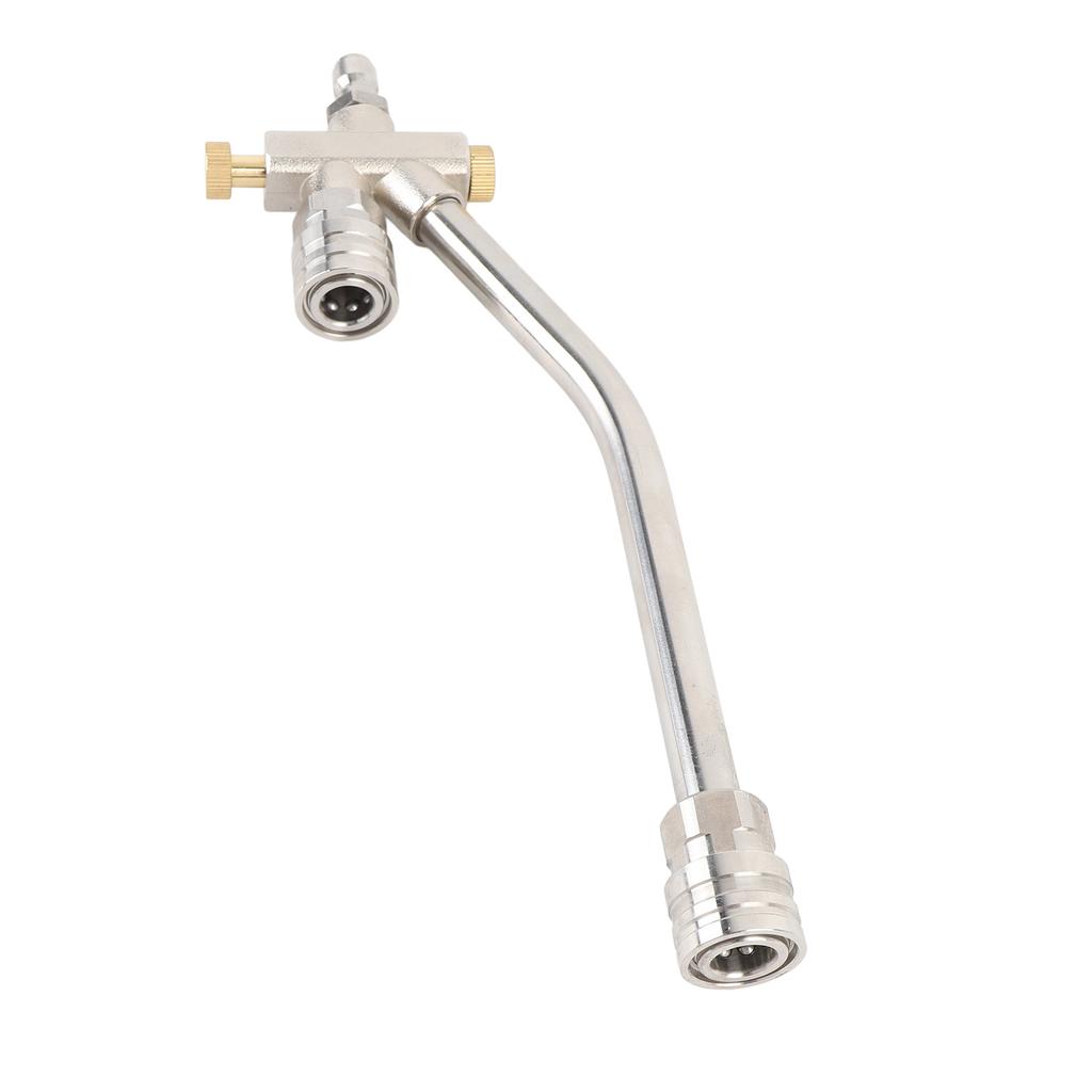 Dual Connector Accessory for Pressure Washer Foam Cannon 1 4 Inch Quick Connect Double Tip Attachment for Car