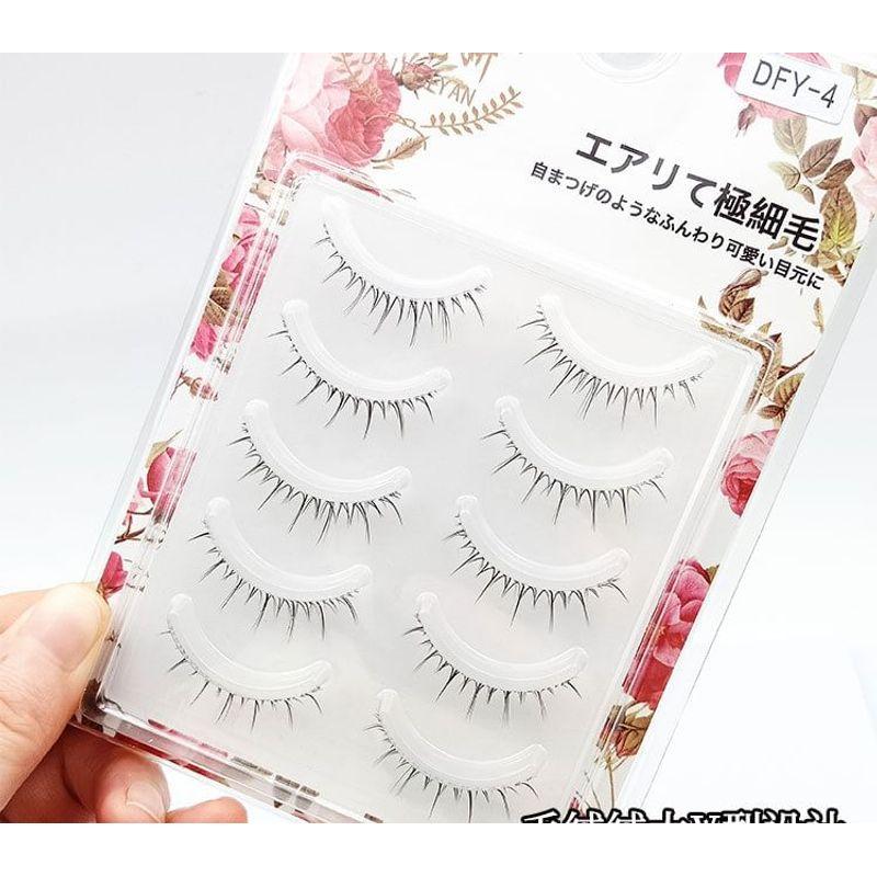 Lashie - Set mit 5 Paaren: Natürliche, zarte künstliche Wimpern