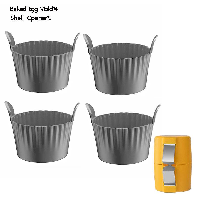 Silicone Ramekins Reusable Air Fryer Egg Poacher Food Grade Silicone Egg Poaching Cups Non-Stick Round Silicone Baking Cups