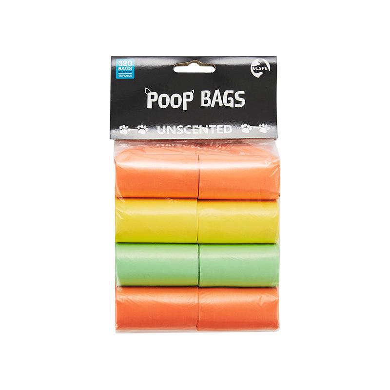 Pungi biodegradabile portabile pentru deșeuri canine