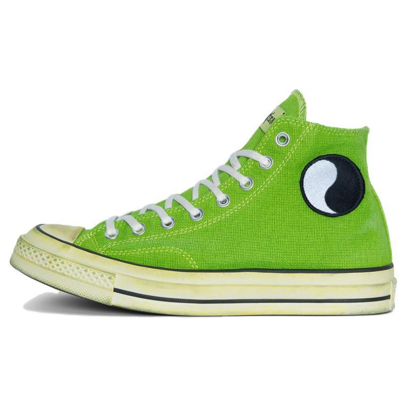 

Stussy x OUR LEGACY x Converse Chuck 70 Hi Dyed High-top Canvas Shoes Unisex Lizard Green 46