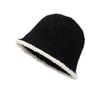 Cotton Hat, Women's Hat, Warm Hat, Plush Hair, Bucket Hat