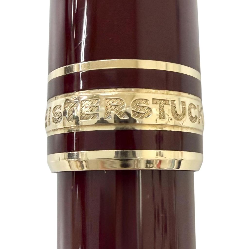 Great MONTBLANC fountain pen Meisterstück Classic 4810 Burgundy Used