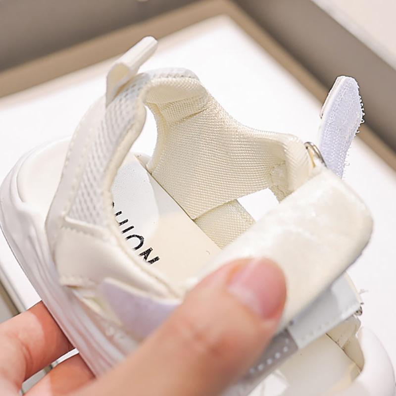 Korean Style Sport Sandals For Children Ergonomics Summer Toddler Shoes Soft-soled Non-slip Beach Sandals For Kids Boys Girls