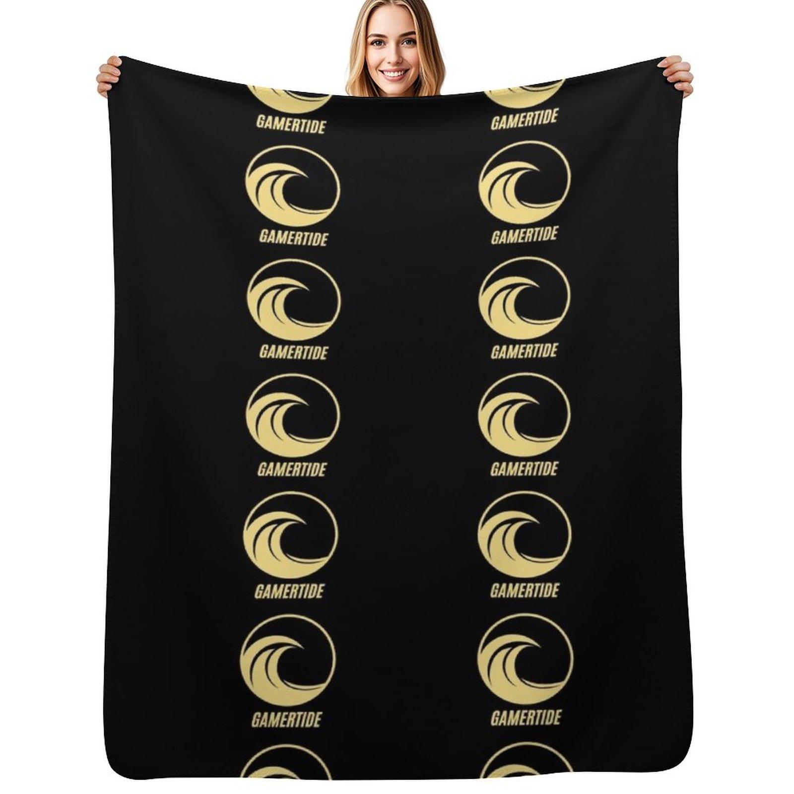 

new stream logo Throw Blanket Flannel Fleece Soft Warm Throw Blanket 102x76cm(40x30in)