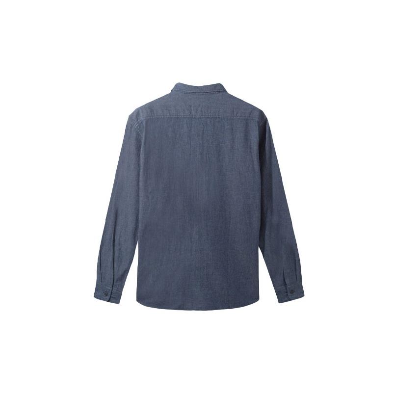 Levis Solid Color Cotton Polo Long Sleeve Denim Jacket Men jackets Blue 19587-0153