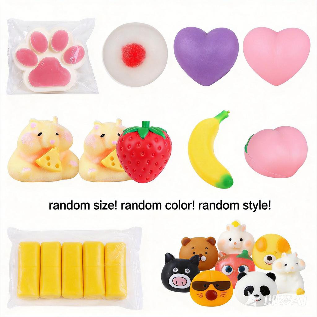 Super Jumbo Strawberry Squishy Slow Rising Anti-Stress Fidget Toy For Adults Kids Non-Toxic Anxiety Relief Squeeze