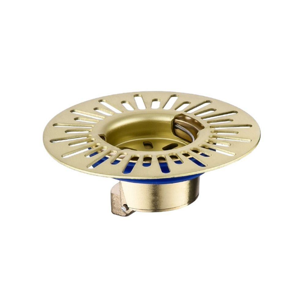 Anti-odor All-copper Floor Drain Insectproof Toilet Sewer Drain Shower Floor Drain  Bathroom