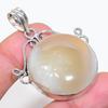 Natural Botswana Agate Gemstone 925 Sterling Silver Jewelry Pendant 1.97" AP-14073