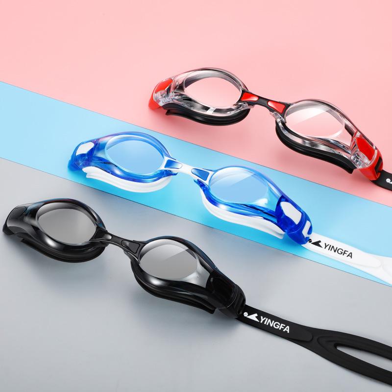 Yingfa Y2800AF Anti-Fog Waterproof Swimming Goggles for Men & Women - Large Frame & Comfortable Fit