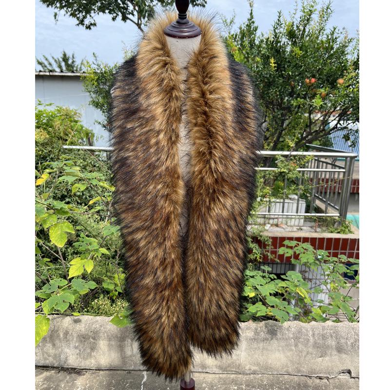 Winter Veelzijdige Faux Fur Sjaal - Warme Furry Nekwarmer voor Dames