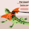 1Set Ham Mic pentru Animale de Companie Ham de Piept Hamster Șopârlă Animale de Companie Cățărătoare Lesă Coardă de Tracțiune Anti Mușcătură Specială pentru Planor de Zahăr Coardă Specială Anti Pierdere