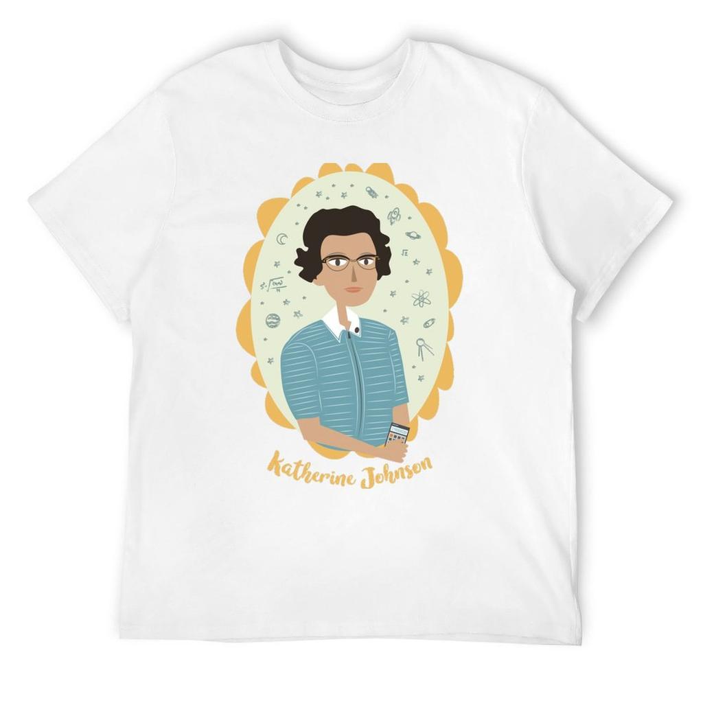 Women of Science: Katherine Johnson T-Shirt Aesthetic clothing cute tops summer top blanks men t shirt