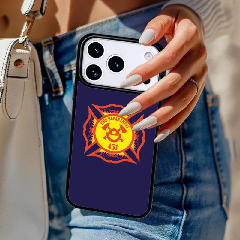 

Firefighter Fire Department Fireman Phone Case For iPhone 17 Air 14 15 13 12 Max Cover For Apple 16 16e 11 Pro Max Plus Coque iPhone 16pro max