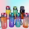 Gradient Sports Water Bottle with Easy-Carry Strap, Leak-Proof PC Material, BPA-Free, Ideal for Gym, Hiking, Blue 32oz/1L