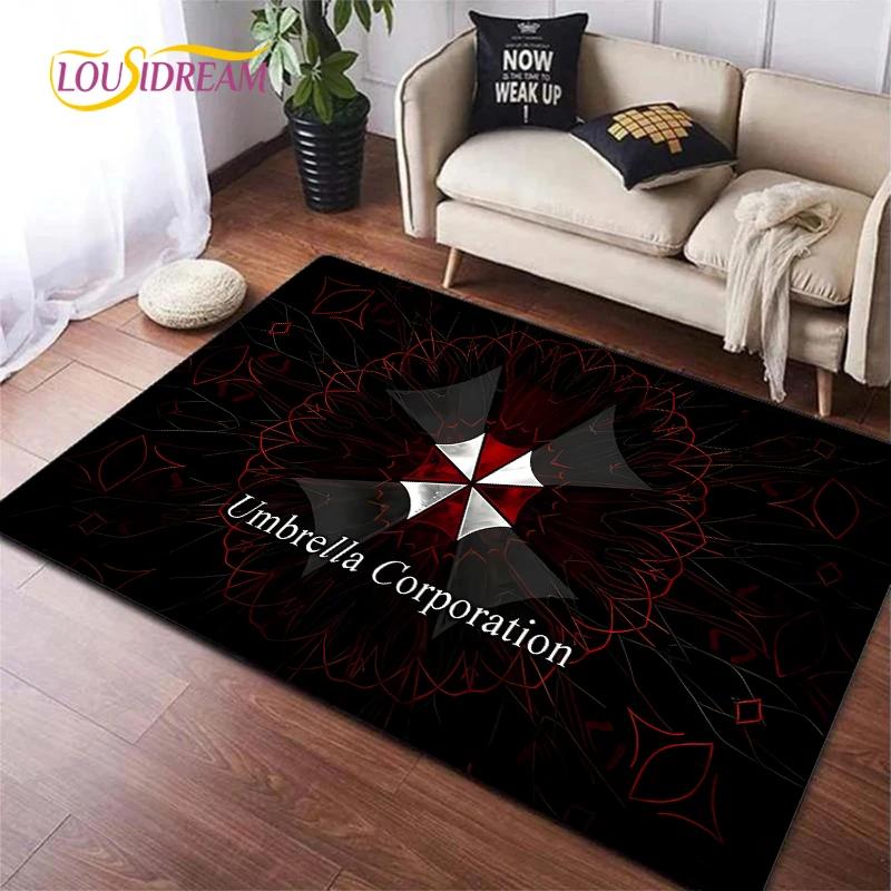 Alfombra de césped artificial para paraguas de moda para sala de estar, dormitorio, alfombras de área, alfombrilla antideslizante para puerta de cocina, alfombra, regalo de cumpleaños