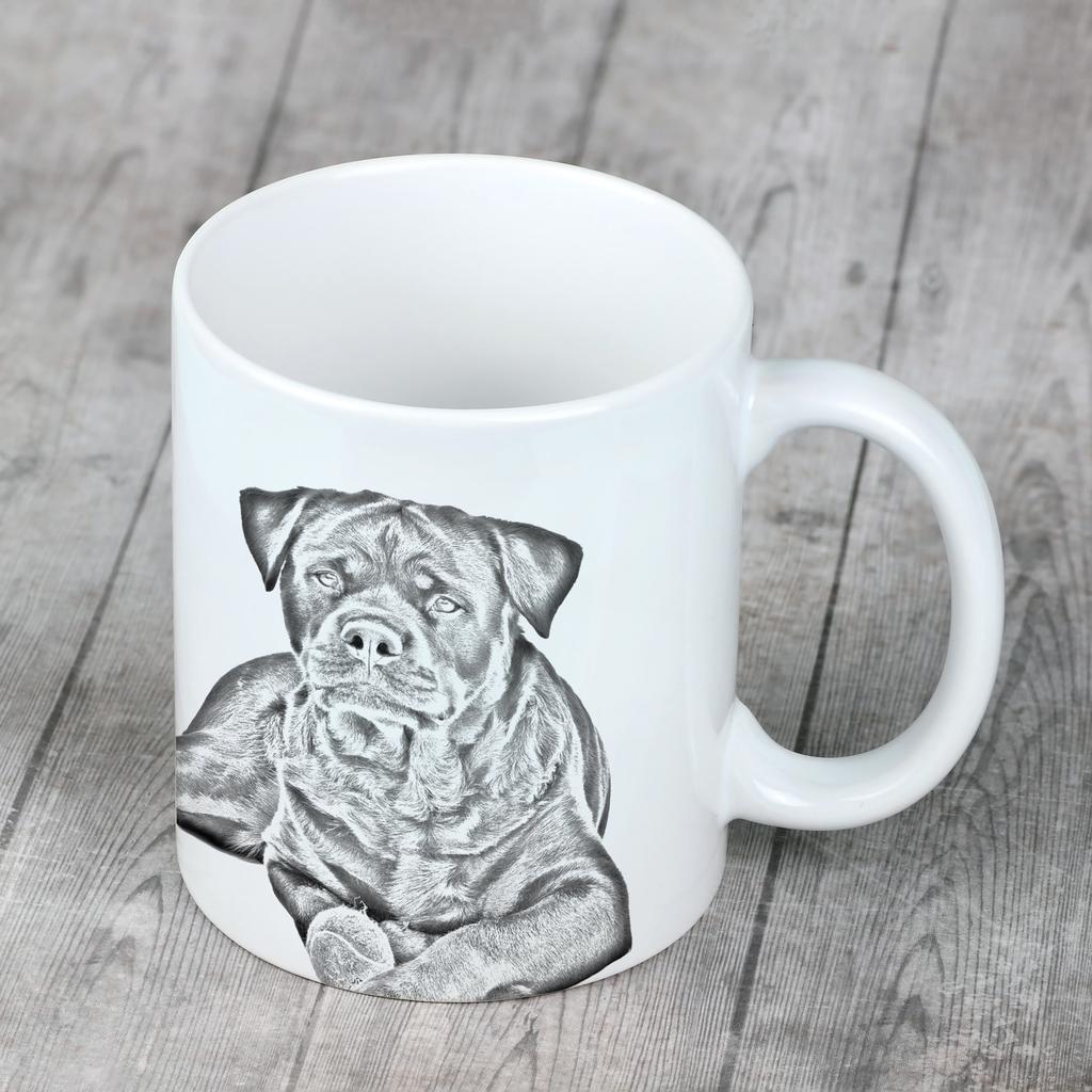Rottweiler, Rott, Rottie - cup with a dog, personalized cup with a print, a classic gift for everyone from the Art-Dog brand