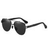 aoron Polarized Men's Large Frame Borderless Sunglasses Fashion Metal Sunglasses Glasses