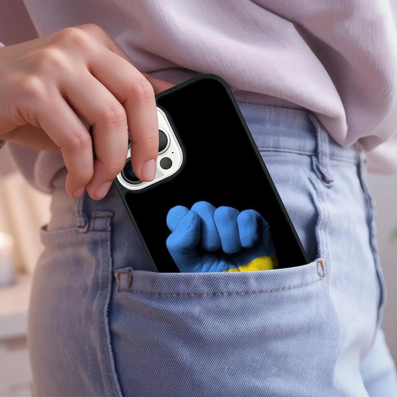 Frieden Liebe & Ukraine Handyhülle Für iPhone 17 Air 15 16e 14 13 Pro Max Hülle 12 11 Pro Max PLUS cover