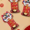 Magnetische Saugkraft Cartoon Löwe Türklingel Dopamin Chinesisches Neujahrsornament Festivalfeier