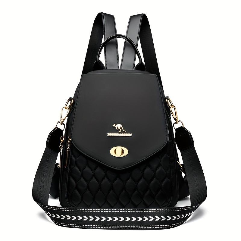 Premium women s backpack new Korean version of fashion commuter shoulder backpack leisure travel backpack student bag чёрный