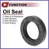 Rotary Shaft Seal Oil Seal Nitrile 70 Durometer Rubber 35x55x10mm 5 Pcs