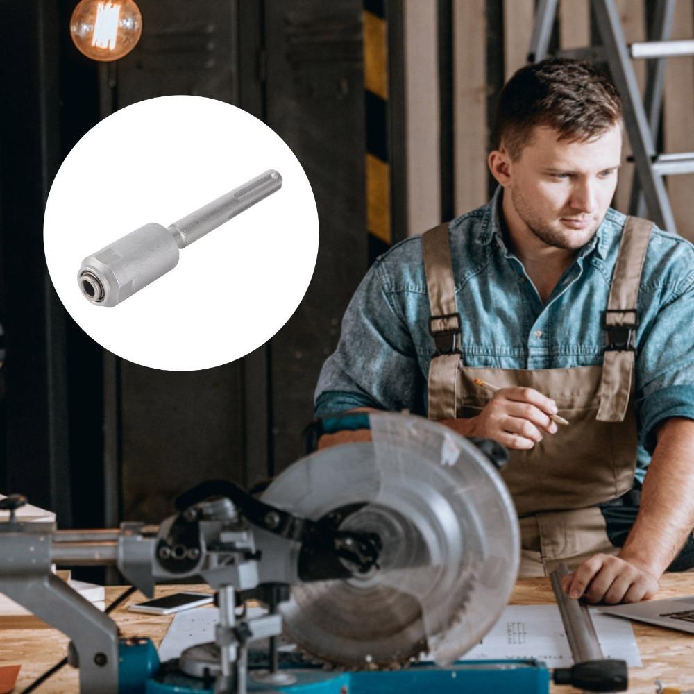 SDS-Max auf SDS-Plus SDS-Adapter Schnellwechsel Professional Bohrhämmer-Adapter Silber Bohrhammer-Anschlussadapter