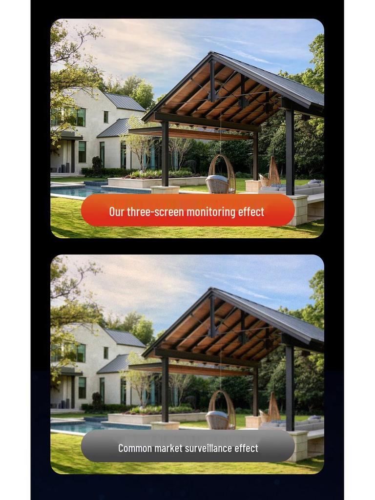 V380APP 360° Wireless Outdoor Night Vision 4G Camera with Remote Mobile Access