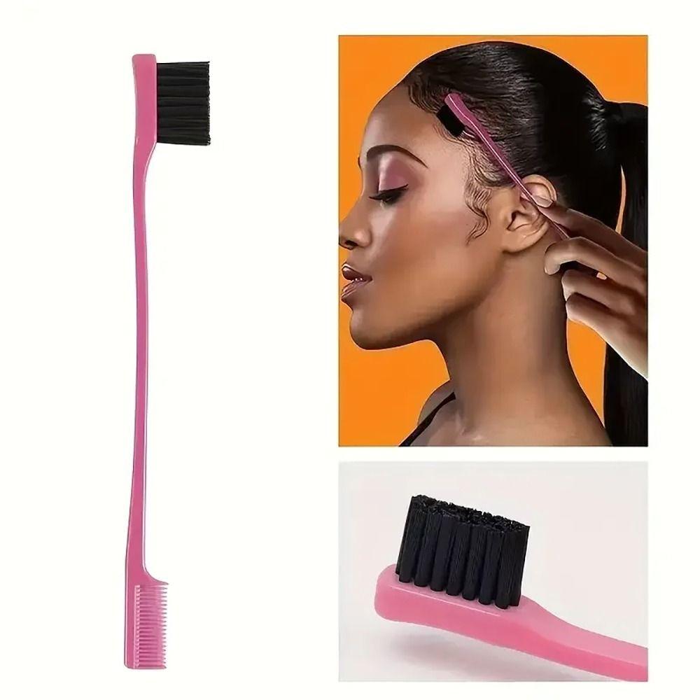 7Pcs/Set Edge Control Hair Brush Set Eyebrow Brush Water Sprayer Styling Set Hairdressing Tool Set