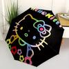 1pc Hello Kitty Rainbow Flowers Umbrella with Plastic Handle,Suitable for All Seasons Home Travel Outdoor UmbrellaSanlio560
