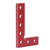 Mini Small Square Center Finder Tool 90 Degree Quick Measuring Aluminum Alloy Woodworking Ruler for