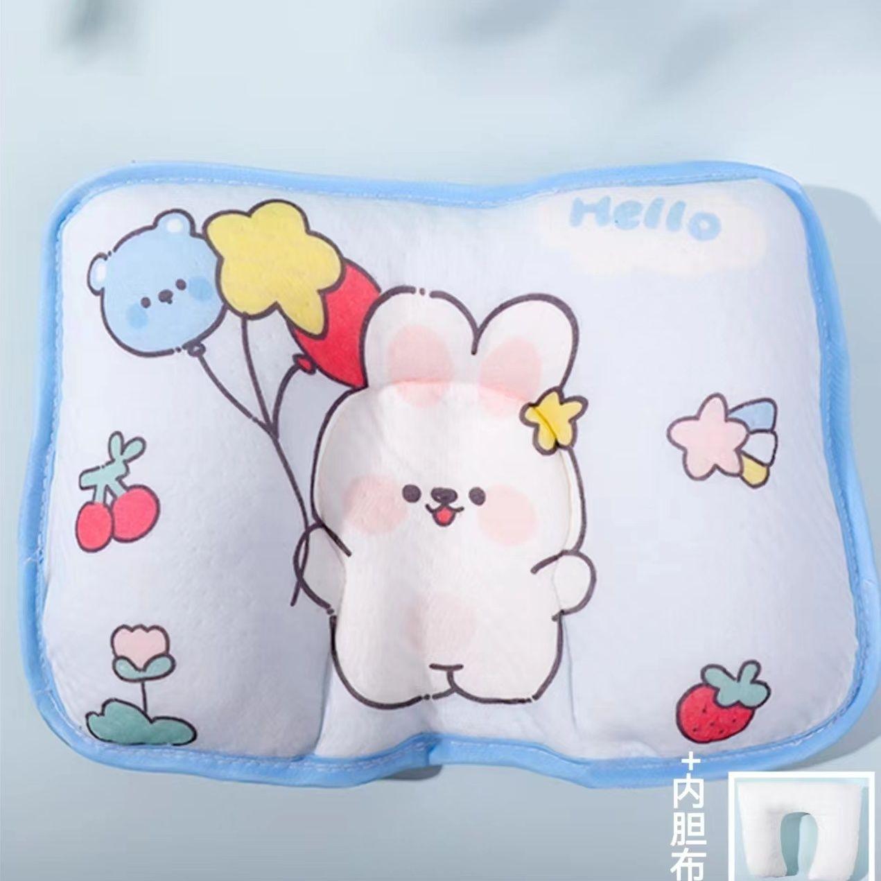 

Baby Shaped Pillow Newborn Corrective Head U Shaped Pillow 0-1 Year Old Baby Anti-Bias Head Breathable Pillow Protective Breathable 20 * 28cm