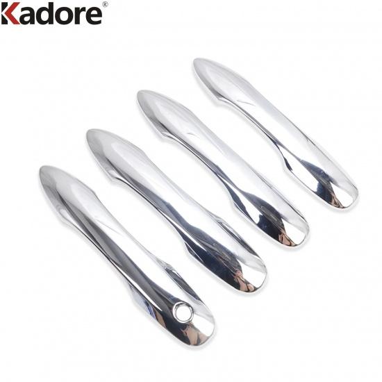 For Toyota Camry 70 2017-2024 2025/Corolla/Corolla Cross/Prius/Avalon -2025 Chrome Car Door Handle Cover Trim Overlay