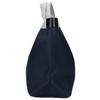 Herve Chapelier 705 Gold Plated Coated Canvas Square Tote Bag L Navy / SilverUsed