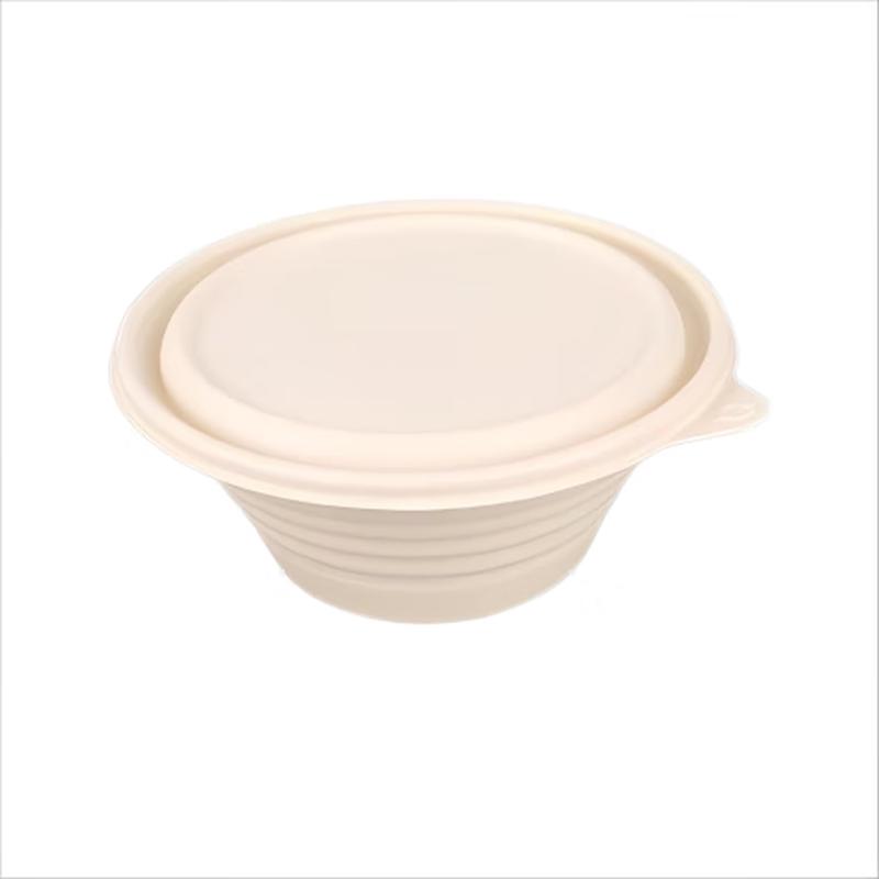 Mr. Corn 900ml Biodegradable Disposable Round Food Containers