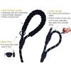 Reflective Double Handle Dog Leash - Anti-pull Heavy Duty Rope With Non-slip Grips For Large Dogs Outdoor Training 