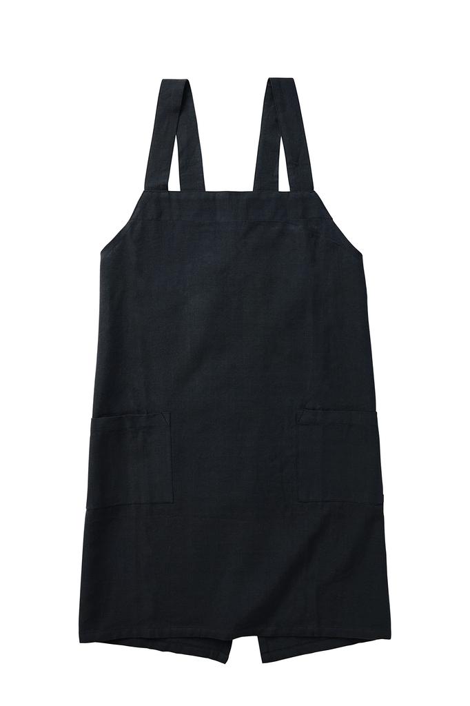 Rep Habituel Frosty Back Cross Length 73 X Width With Machine For For For 500125 Apron, Block, Plain, 100cm, Pocket, 100% Cotton, Washable, Women,