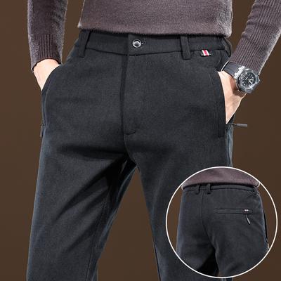 2024 Autumn And Winter New Corduroy Pants For Men'S Autumn And Winter Styles Trendy Brand Slim Fit Business Casual Pants Fashionable And Comfortable