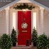 2D Flat Art Wreath Wooden Sign 1pc Welcome Wreath Round Sign, Suitable for Doorway Wall Closet Hanging Decoration Ideal Home Dec