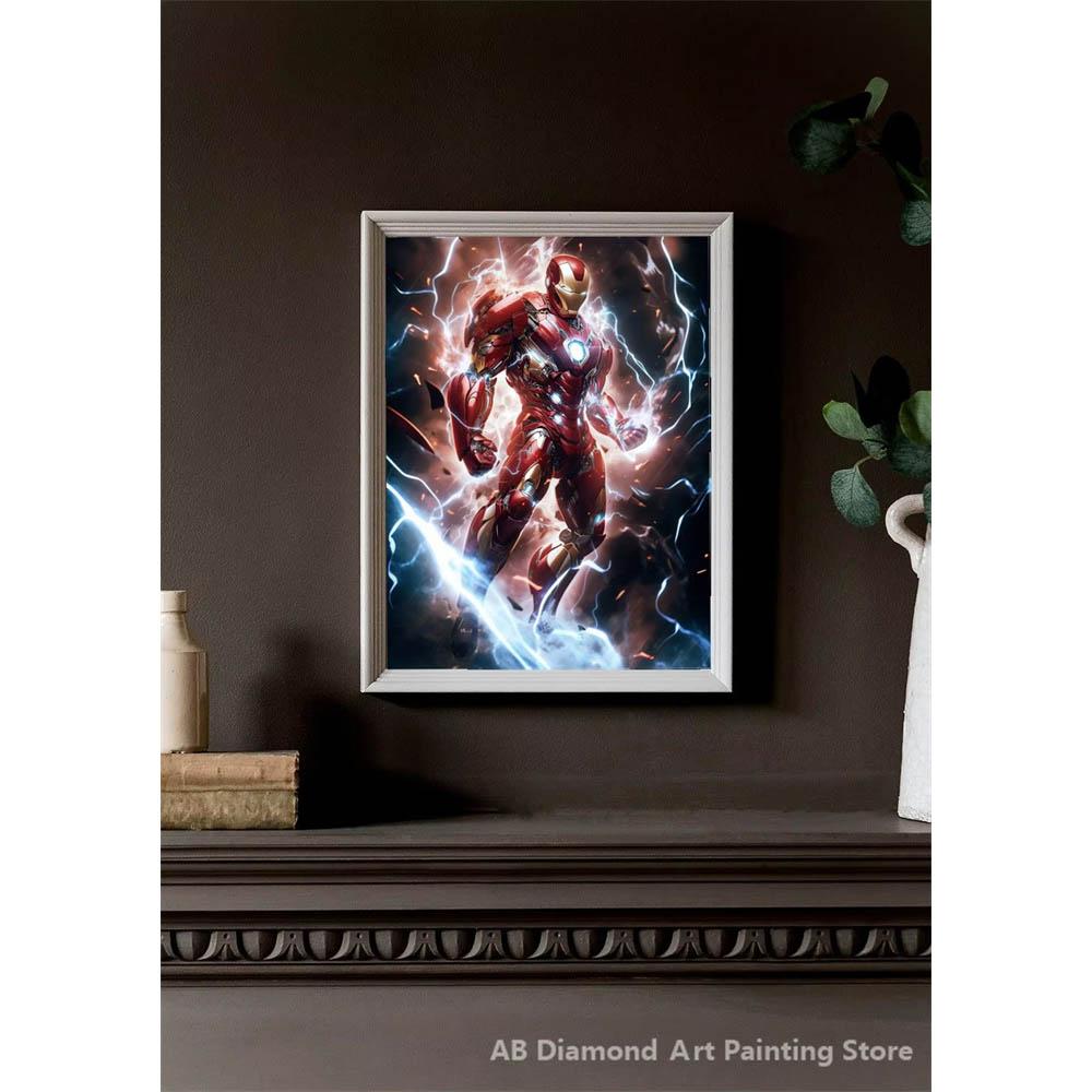 Disney Series High-burning Realistic Style 5D Diamond Painting Full of Diamonds DIY Handmade Diamond Painting Hero Theme Decorative Painting Set
