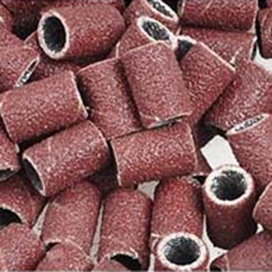 50 Pcs Sanding Wheel Nail Band Grinding DIY Art Pedicure Sander Sandingsleeve