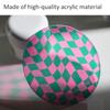 Non-Slip Checkerboard Acrylic Coaster Heat Insulation Drinks Placemat Simple Bowl Pad  Table