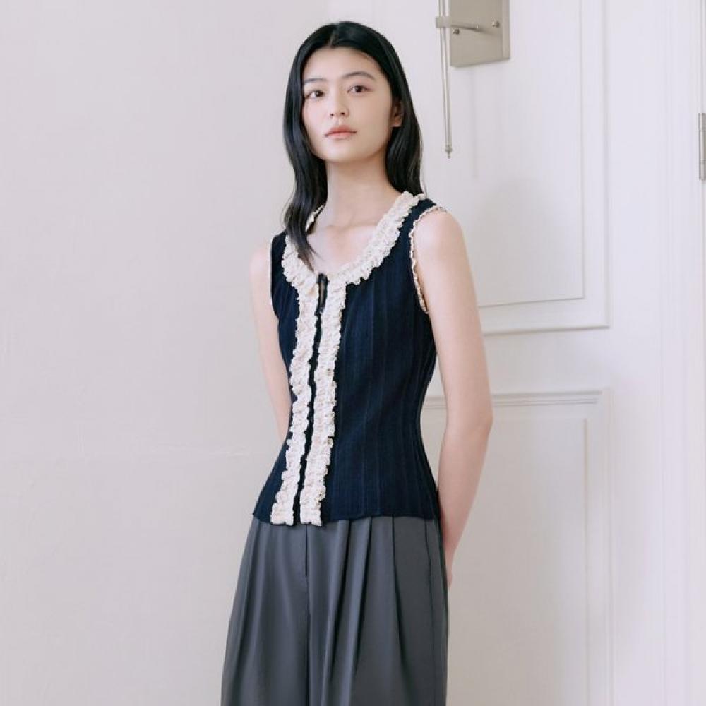 Thursday Island Knit Lace Sleeveless Top T264msl943w
