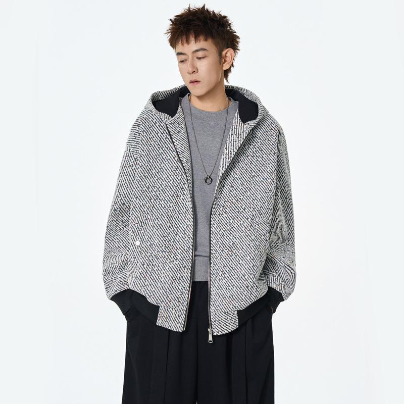 

Jacket Jacket Men s Hooded Starry Sky New Sports Outdoor Autumn and Winter Loose Casual Couple Style S белый