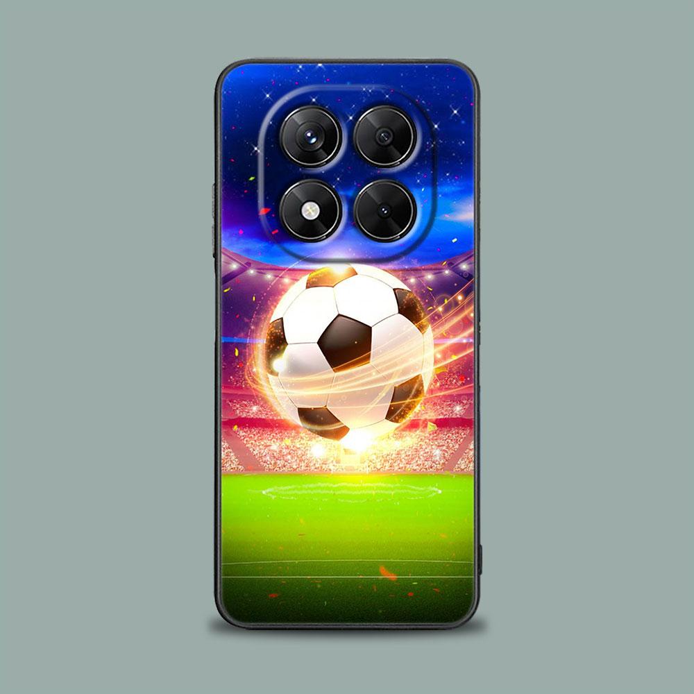 Football Field Soccer Ball Phone Case for Xiaomi Redmi 14C 12C 10C 13C 4G Redmi Note 14 13 12 11 10 Pro Plus 5G 12S 11S 9S Cover
