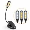 Dimmable Led Reading Light Usb Rechargeable Clip-on Desk Table Reading Book Lamp