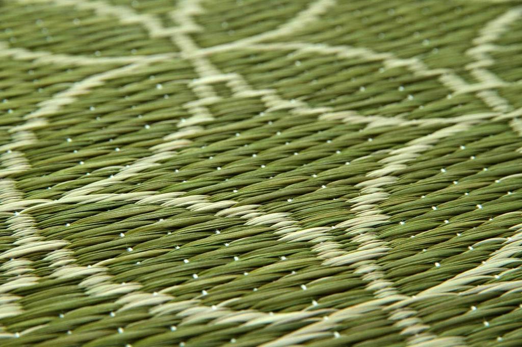 IKEHIKO Igusa Kitchen Mat, Shippo Pattern, Approx. 60 X 150cm, Green, Made In Japan, Non-Slip, Simple, Japanese Modern Design #8243320
