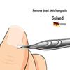 Professional Manicure Tool Set: Dead Skin Fork & Knife, Hangnail Scissors, Steel Pusher